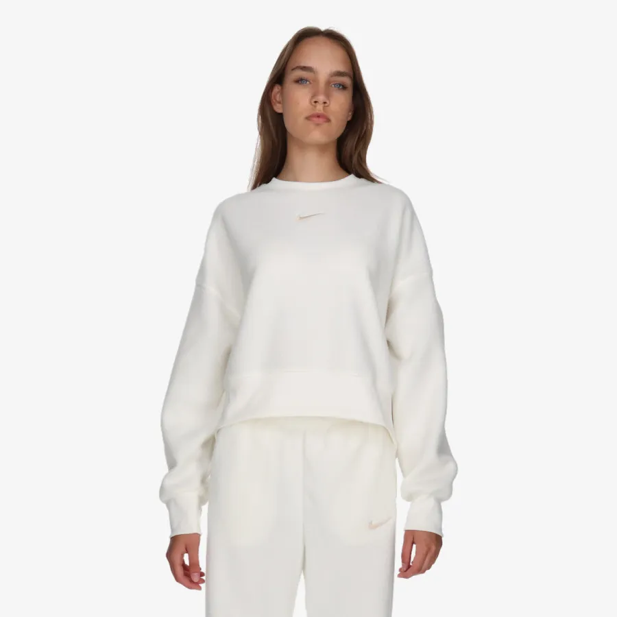 NIKE Majica bez kragne W NSW PLSH MOD CROP CREW 