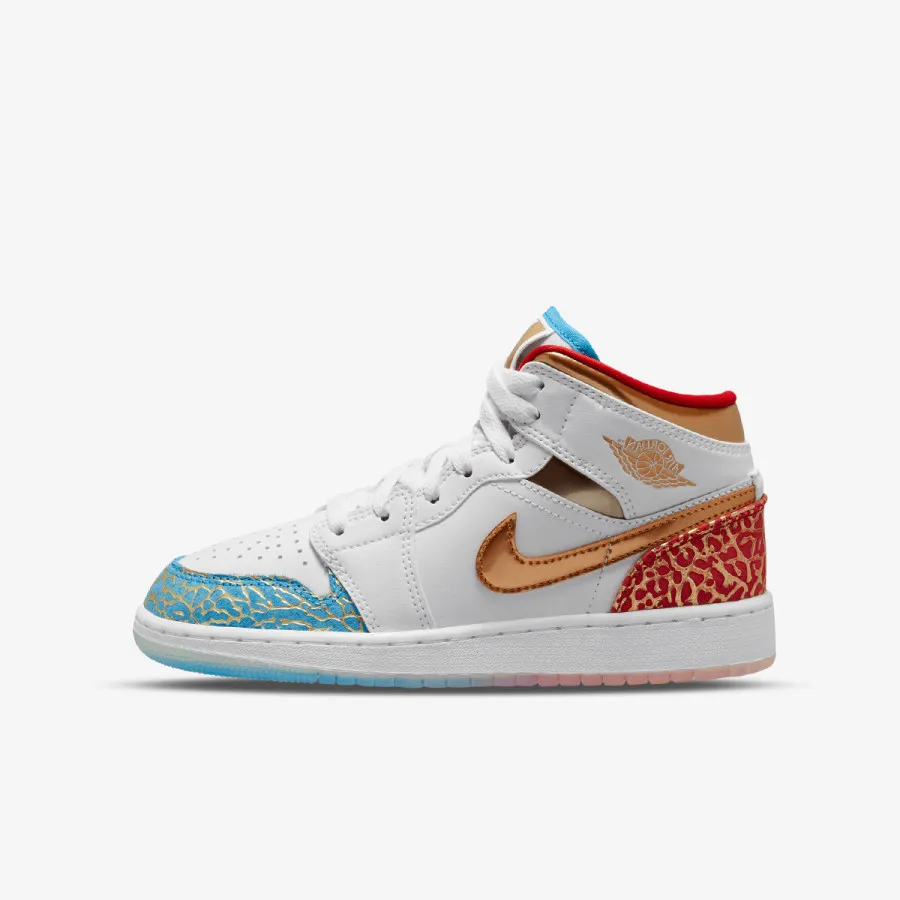 NIKE Tenisice Air Jordan 1 Mid Sneaker School 