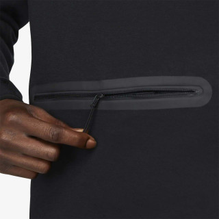 NIKE Majica dugih rukava s polu patentom M NK TCH FLC HZ TOP 