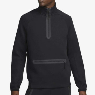 NIKE Majica dugih rukava s polu patentom M NK TCH FLC HZ TOP 