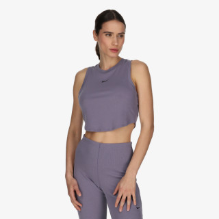 NIKE Top i majica bez rukava W NSW ESSNTL RIB CRP TANK 
