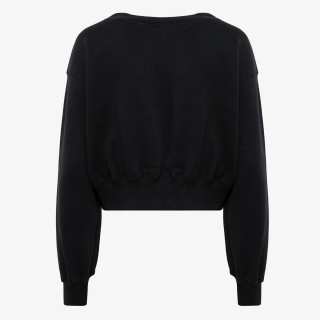 NIKE Majica dugih rukava W NSW PHNX FLC CROP VNECK 