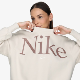 NIKE Majica bez kragne W NSW PHNX FLC OS LOGO CREW 