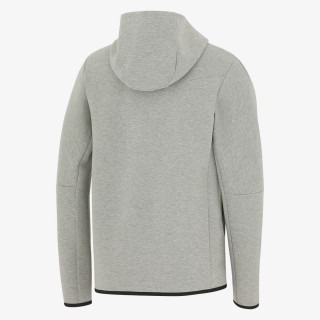 NKZELUS Majica dugih rukava s patentom CRO M NK TCH FLC FZ WR HOODIE-Dark grey 