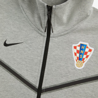 NKZELUS Majica dugih rukava s patentom CRO M NK TCH FLC FZ WR HOODIE-Dark grey 