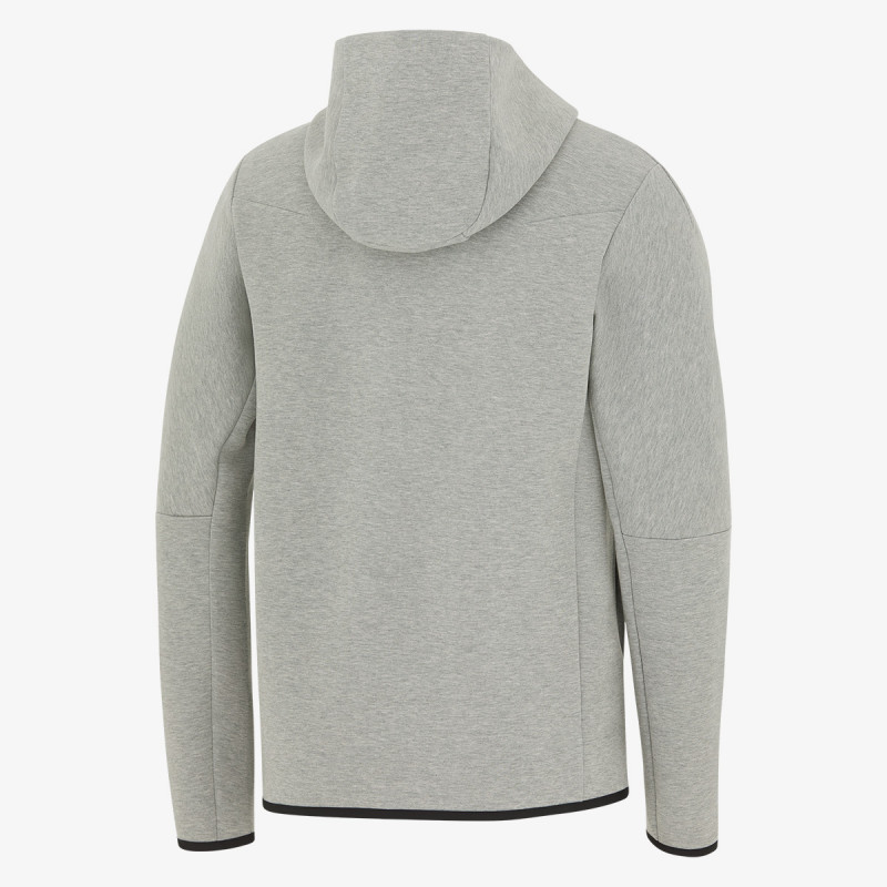 NKZELUS Majica dugih rukava s patentom CRO M NK TCH FLC FZ WR HOODIE-Dark grey 