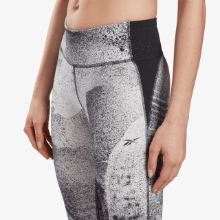 Reebok Tajice TS Lux Perform Tight-AOP 