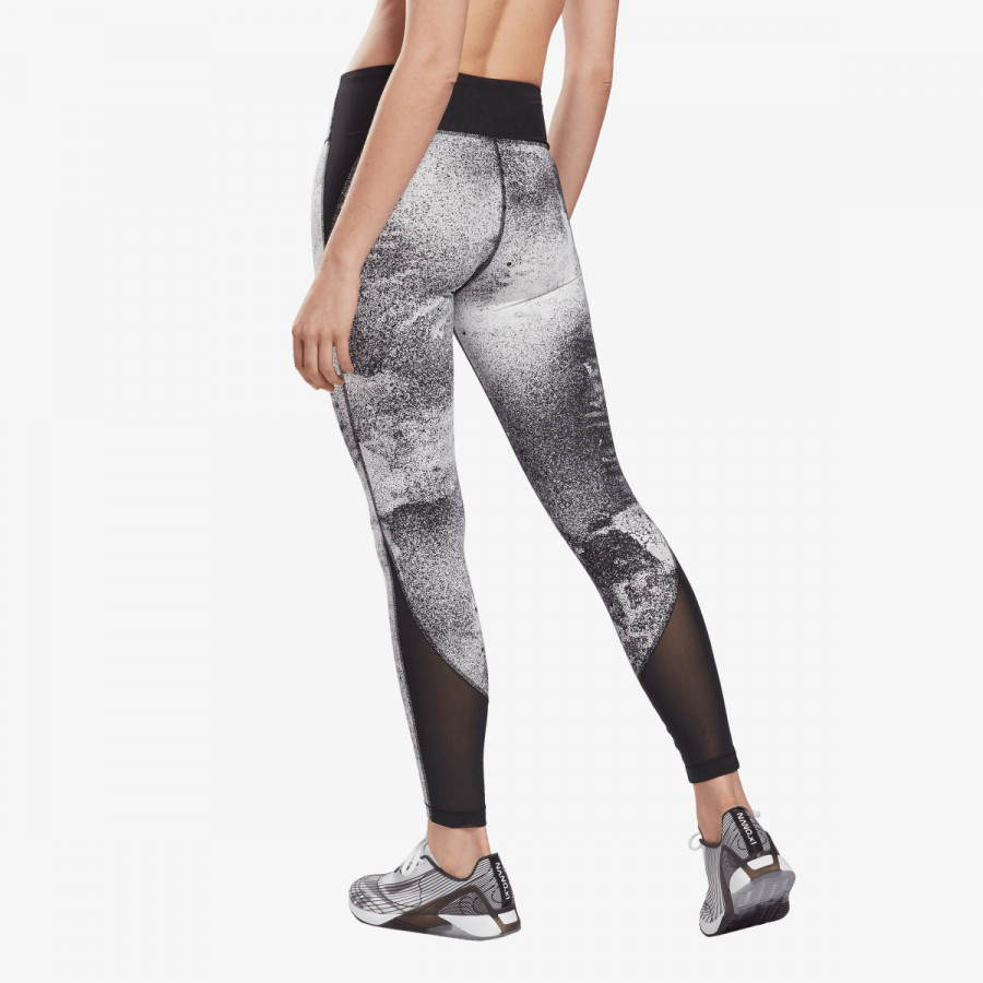 Reebok Tajice TS Lux Perform Tight-AOP 