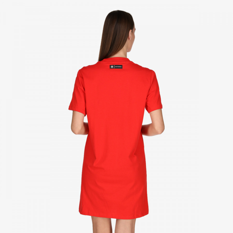 adidas Haljina MARIMEKKO TEE DRESS WITH TREFOIL PRINT 
