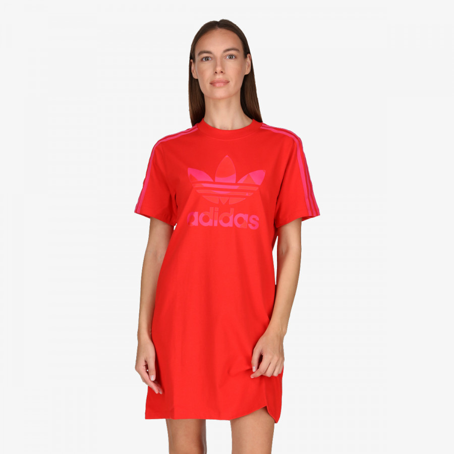 adidas Haljina MARIMEKKO TEE DRESS WITH TREFOIL PRINT 