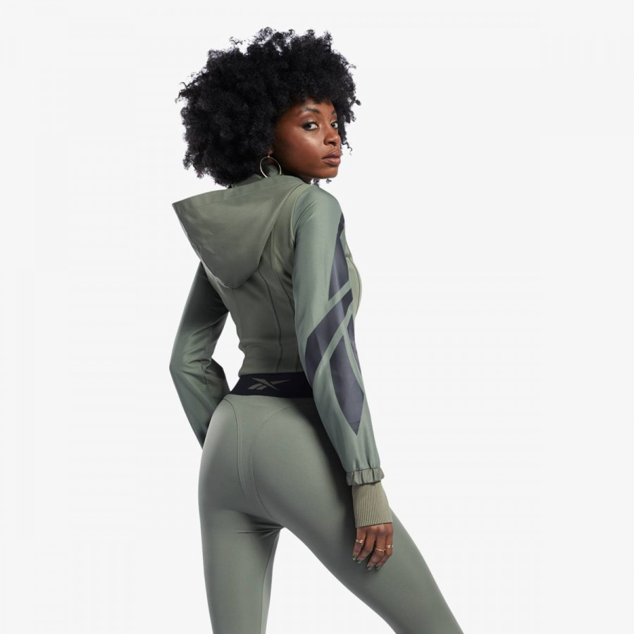 Reebok Majica s kapuljačom CARDI B CORSET 