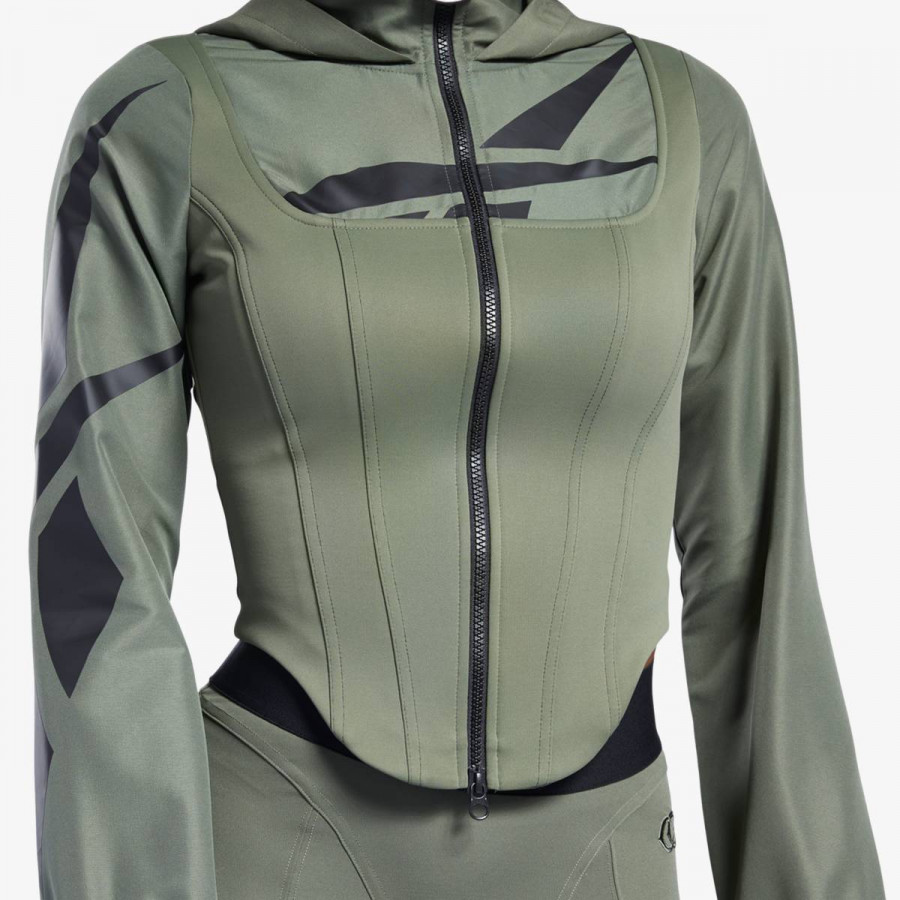 Reebok Majica s kapuljačom CARDI B CORSET 