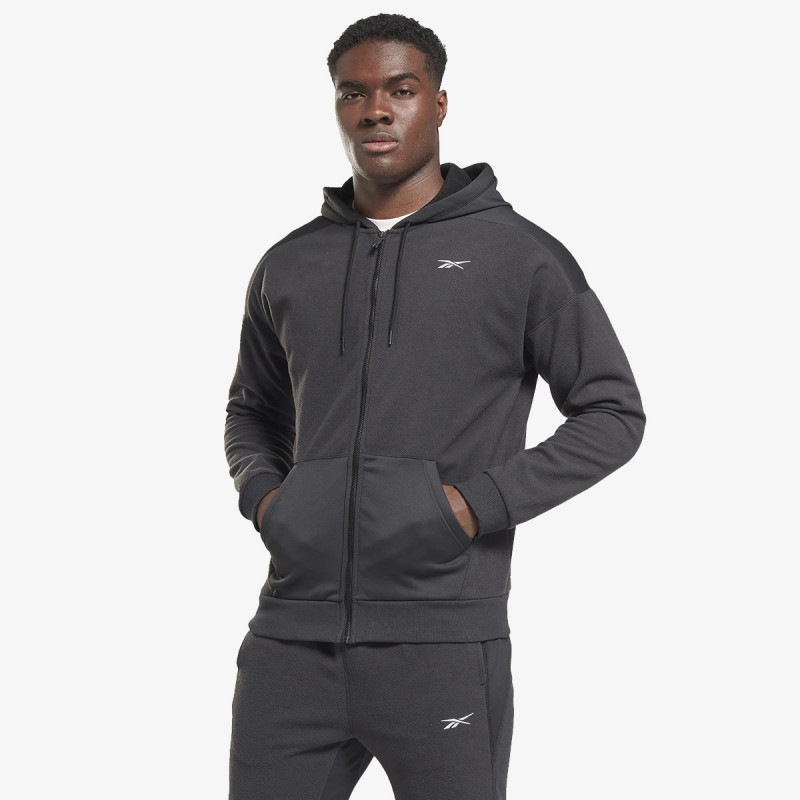 Reebok Majica s kapuljačom na patent WOR THERMOWARM FZ 