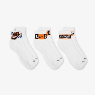 NIKE Čarape U NK ED PLS ANKLE 3P SPORT 144 