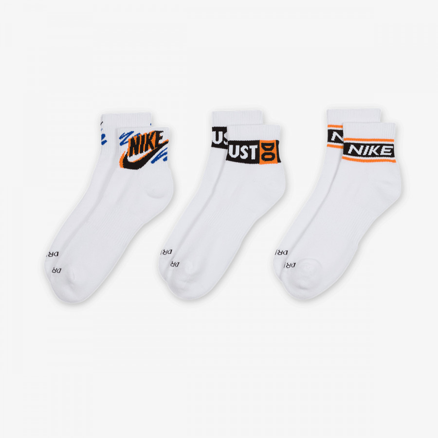 NIKE Čarape U NK ED PLS ANKLE 3P SPORT 144 