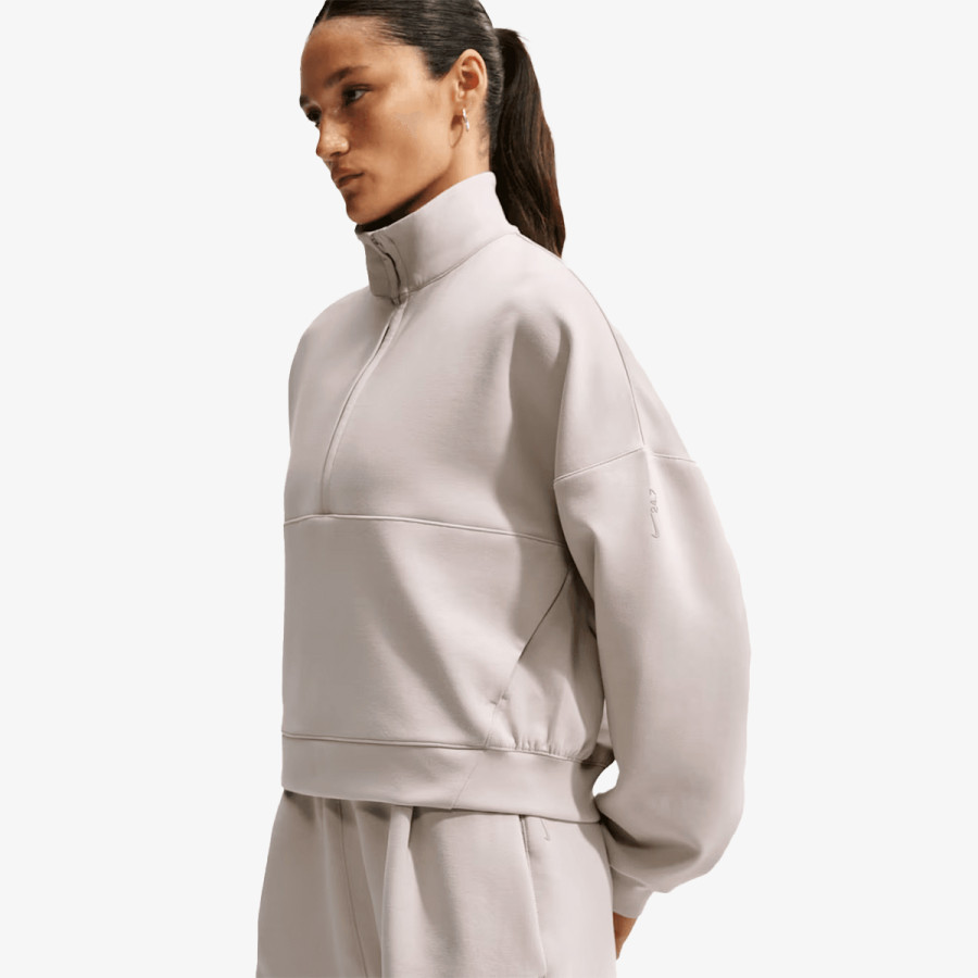 NIKE Majica dugih rukava s polu patentom W NK 24.7 DF HZ TOP SOFT KNIT 