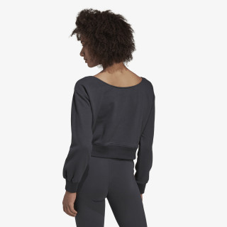 adidas Majica bez kragne SLOUCHY CREW 