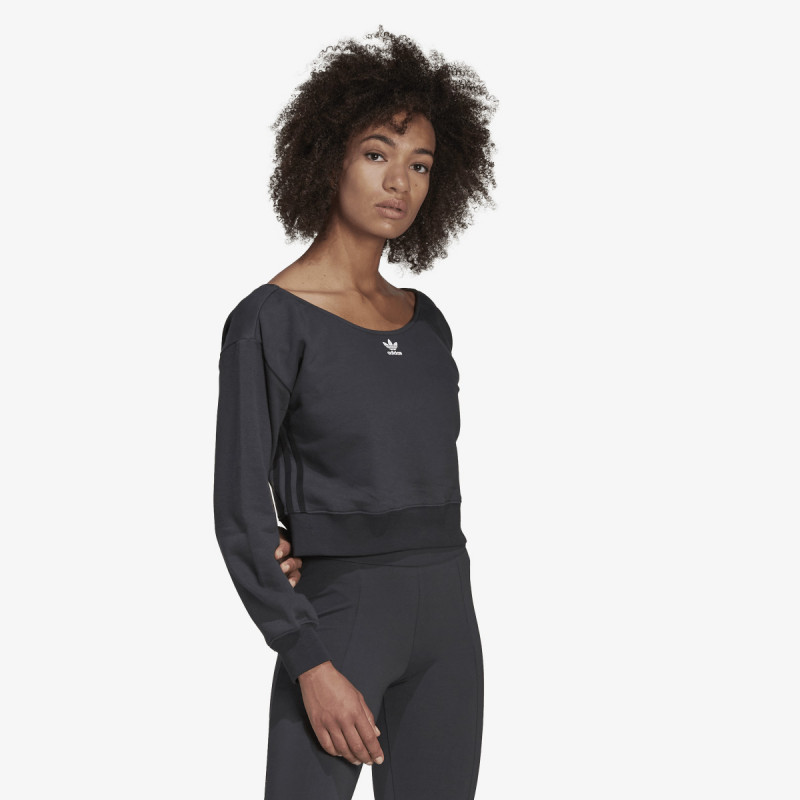 adidas Majica bez kragne SLOUCHY CREW 