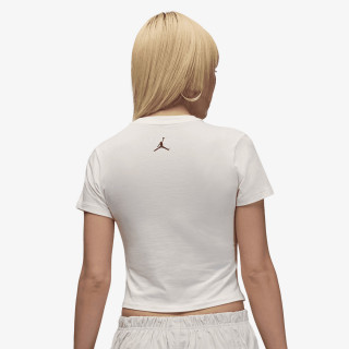 NIKE Majica kratkih rukava W J FLT SS TMID GFX TEE CHN 