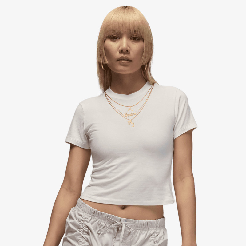 NIKE Majica kratkih rukava W J FLT SS TMID GFX TEE CHN 