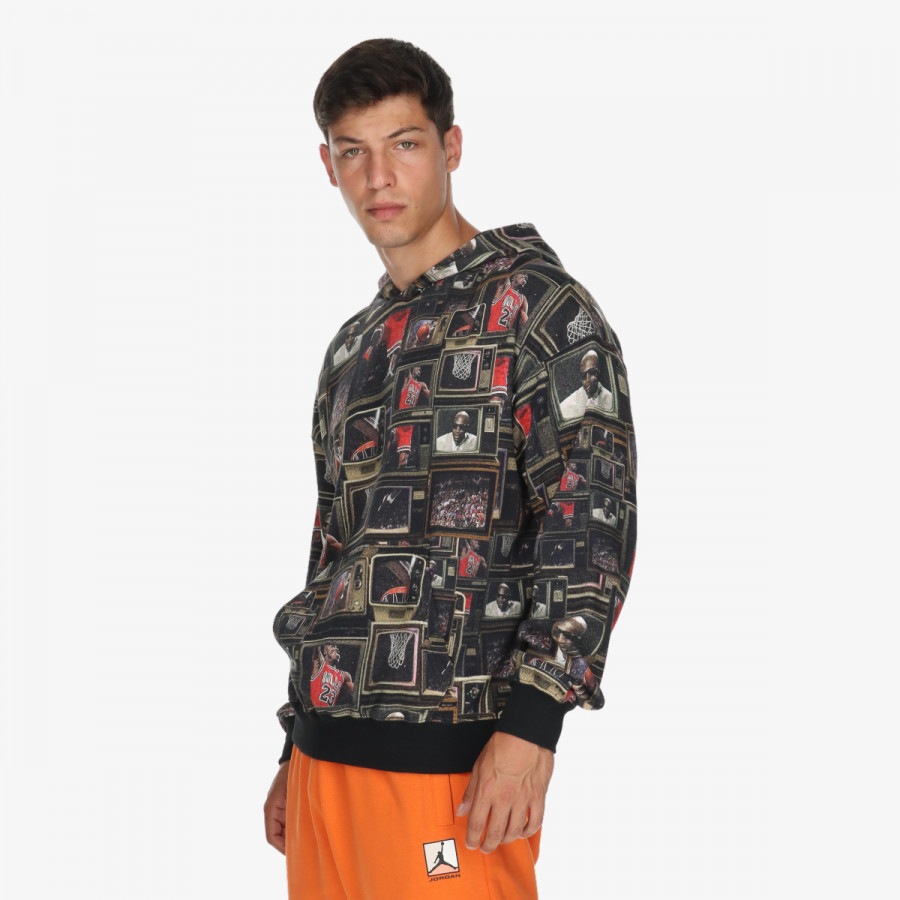 NIKE Majica s kapuljačom M J BRK AOP FLC PO LB 