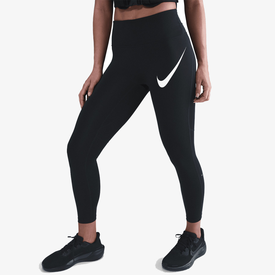 NIKE Tajice W NK DF TEMPO HR 7/8 TGT SWHBR 