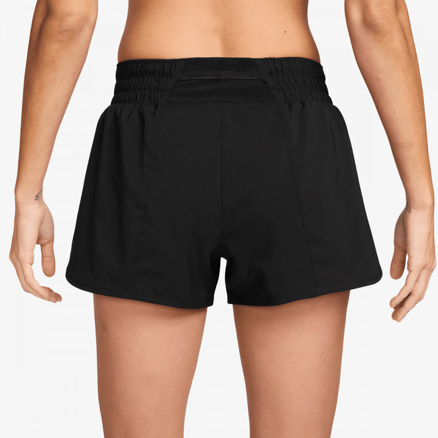 NIKE Kratke hlače W NK ONE SWSH HBR DF MR 3IN BR 