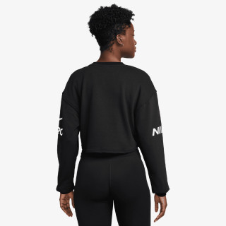 NIKE Majica bez kragne W NP DF FLC CREW TT GRX 