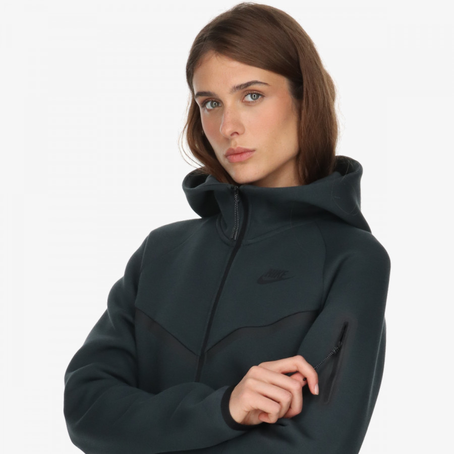 NIKE Majica s kapuljačom na patent W NSW TCH FLC WR FZ HDY 2 