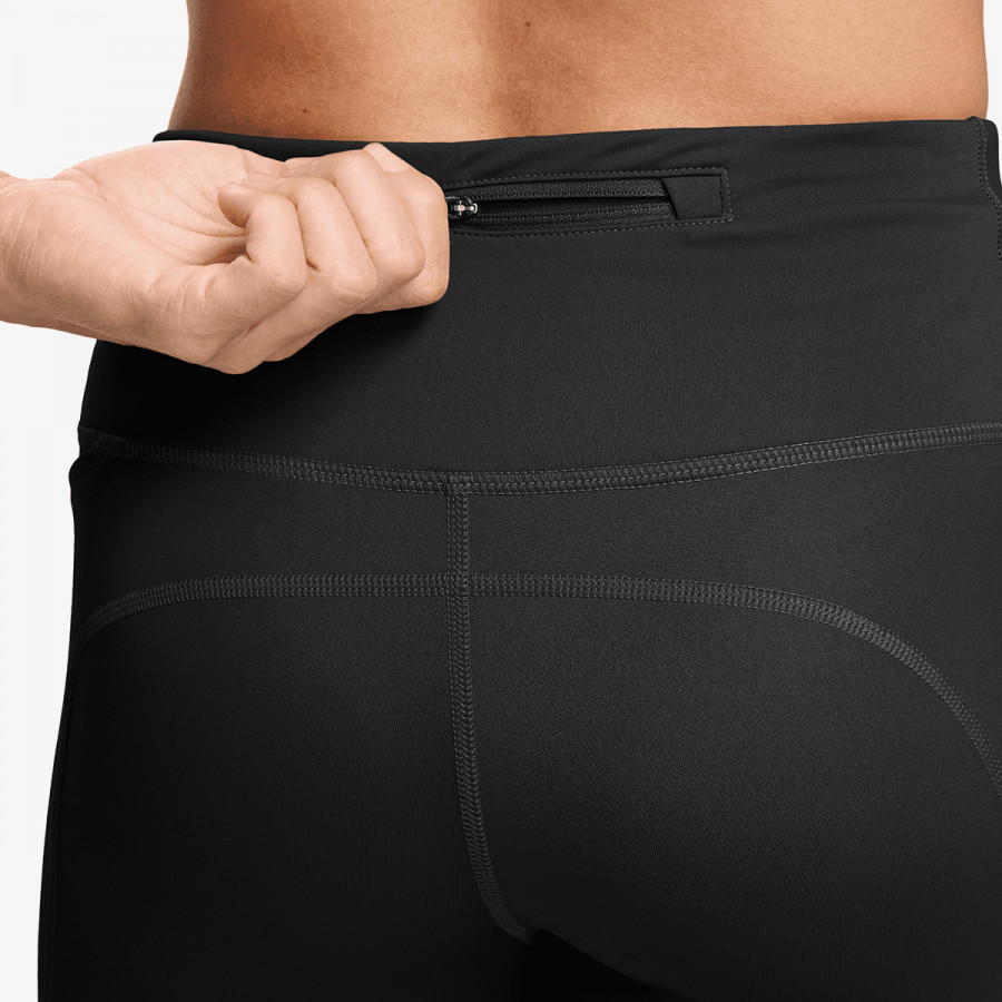 NIKE Tajice W NK FAST DF MR 7/8 TGT SW 