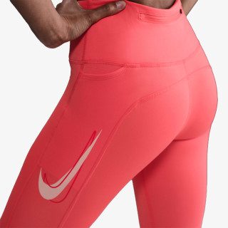 NIKE Tajice W NK FAST DF MR 7/8 TGT SW 
