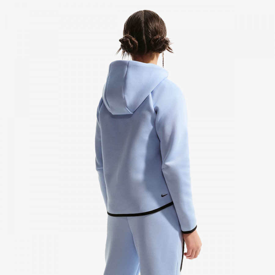 NIKE Majica s kapuljačom na patent G NSW TCH FLC HD FZ LS - PD 
