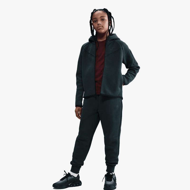 NIKE Majica s kapuljačom na patent G NSW TCH FLC HD FZ LS - PD 