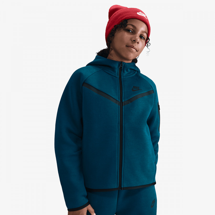 NIKE Majica s kapuljačom na patent G NSW TCH FLC HD FZ LS - PD 