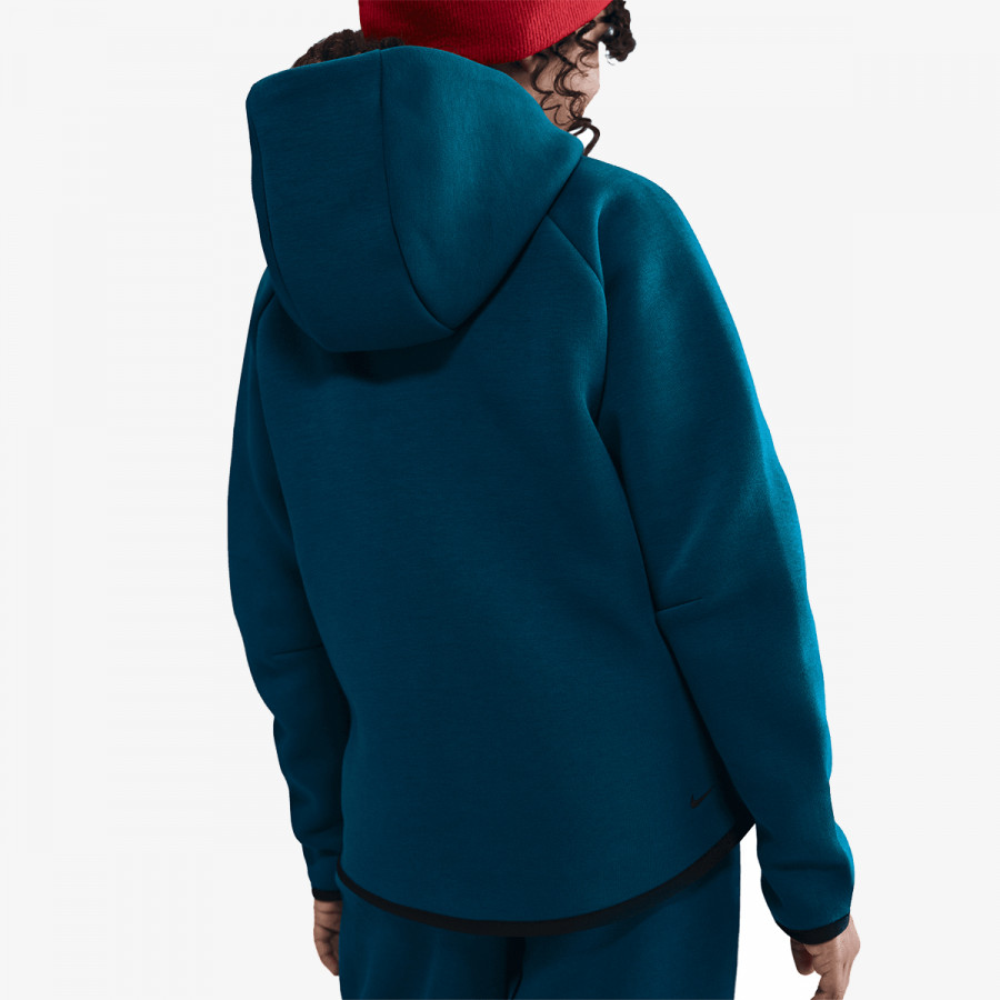NIKE Majica s kapuljačom na patent G NSW TCH FLC HD FZ LS - PD 
