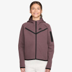 NIKE Majica s kapuljačom na patent G NSW TCH FLC HD FZ LS - PD 