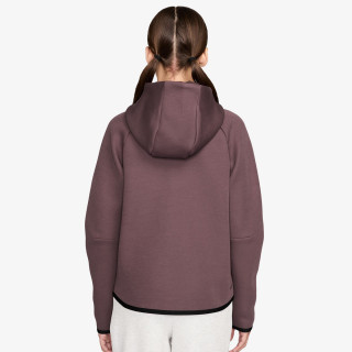 NIKE Majica s kapuljačom na patent G NSW TCH FLC HD FZ LS - PD 