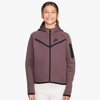 NIKE Majica s kapuljačom na patent G NSW TCH FLC HD FZ LS - PD 