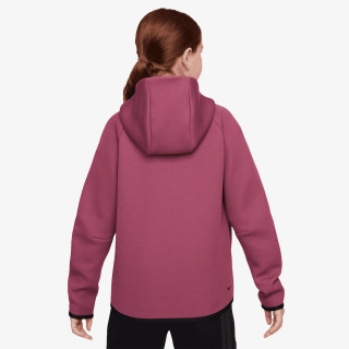 NIKE Majica s kapuljačom na patent G NSW TCH FLC HD FZ LS - PD 