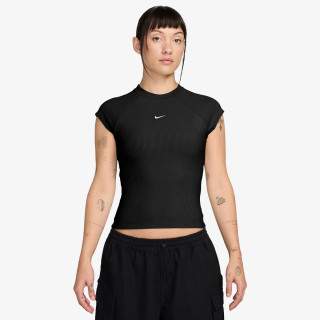 NIKE Top W NSW CHILL KNIT RIB SS TOP 