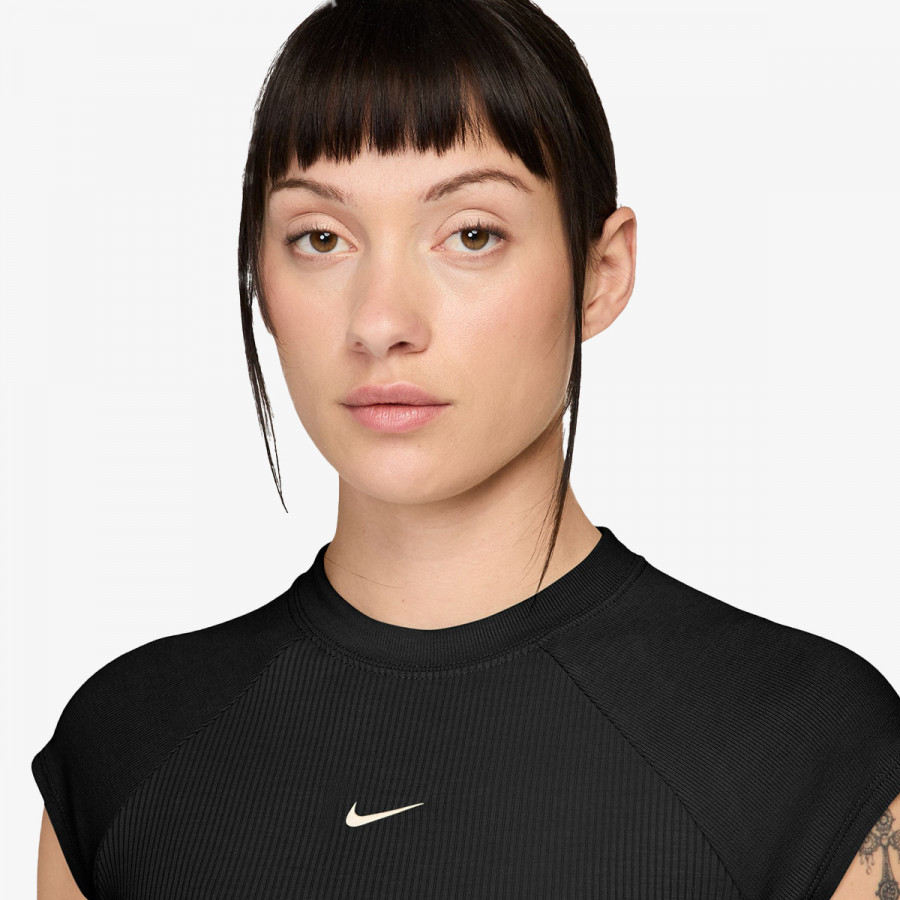 NIKE Top W NSW CHILL KNIT RIB SS TOP 