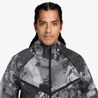 NIKE Majica s kapuljačom M NK DF TECH WVN FZ WR JKT AOP 