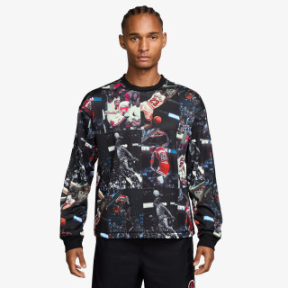 NIKE Majica bez kragne M J FLT AOP LS JRSY 