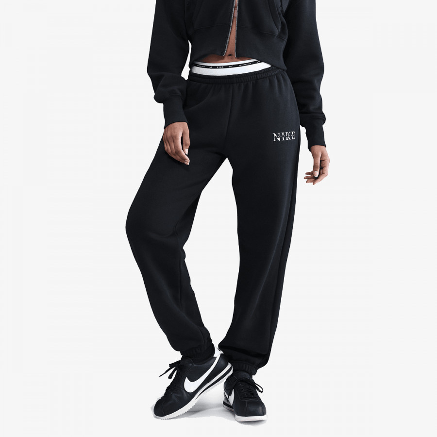 NIKE Donji dio trenirke W NSW PHNX FLC HR PANT GLS 