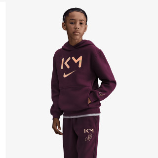 NIKE Majica dugih rukava s polu patentom Kylian Mbappé Club Fleece 