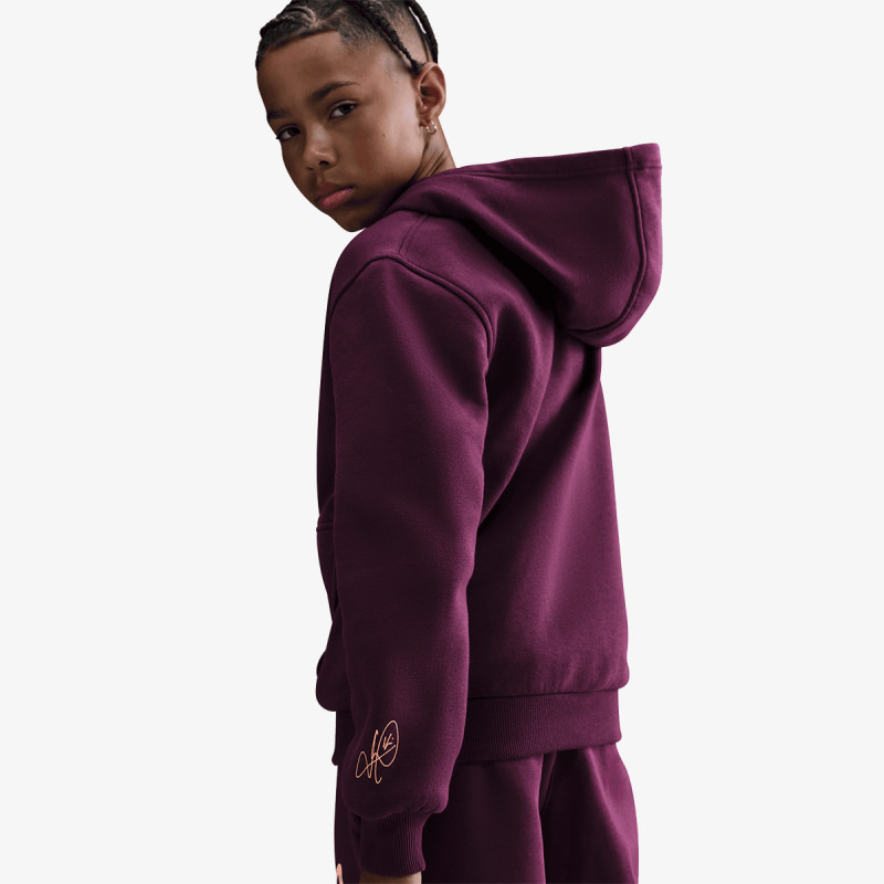 NIKE Majica dugih rukava s polu patentom Kylian Mbappé Club Fleece 