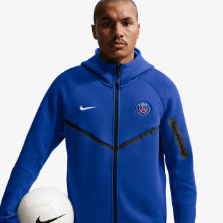 NIKE Majica s kapuljačom na patent PSG M NK TCH FLC FZ WR HOODIE 