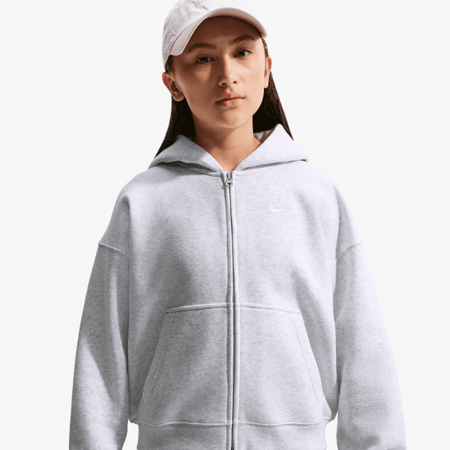 NIKE Majica s kapuljačom na patent G NSW STUDIO FLC OS FZ HD 