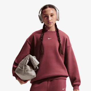 NIKE Majica dugih rukava G NSW STUDIO FLC OS CRW LBR 