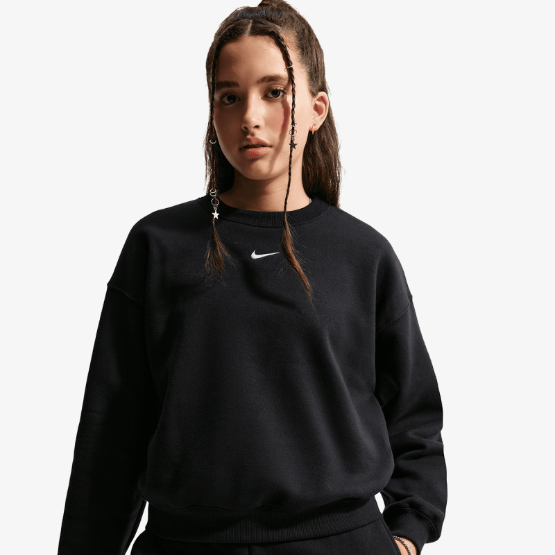NIKE Majica bez kragne G NSW STUDIO FLC BXY OS LBR 